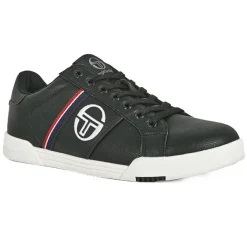 Baskets, Sneakers|SERGIO TACCHINI Baskets A Lacets Homme Noir Parigi Classic Ltx