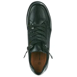 Chaussures Confort|LADY CONFORT Baskets Confort Femme Noir Avec Fermeture Eclair