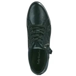 Chaussures Confort|LADY CONFORT Baskets Confort Femme Noir