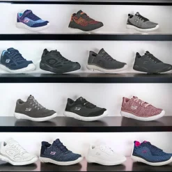 Baskets, Sneakers|SKECHERS Baskets Femme Bleu Marine Slip-Ins Summits