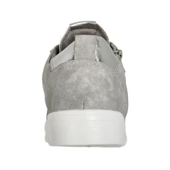 Chaussures Confort|SCALINA Baskets Femme Gris A Fermeture Eclair