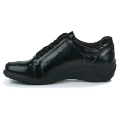 Chaussures Confort|SCALINA Baskets Femme Vernies Noires