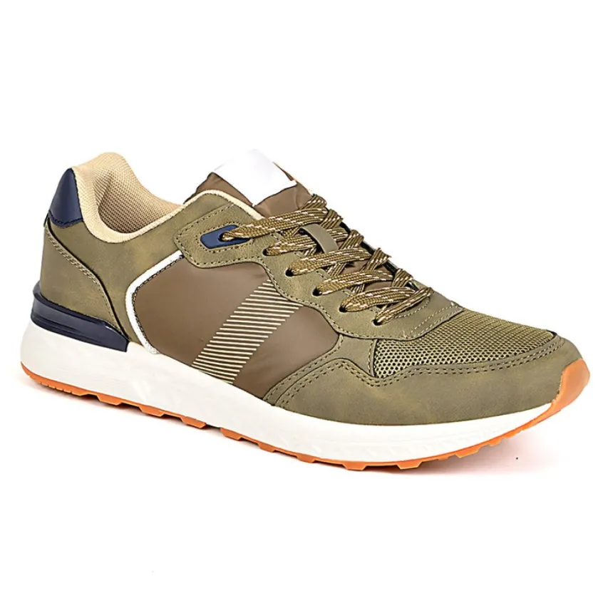 Baskets, Sneakers|STREET LIFE Baskets Homme Kaki