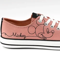 Baskets, Sneakers|MICKEY Baskets Femme En Toile Rose