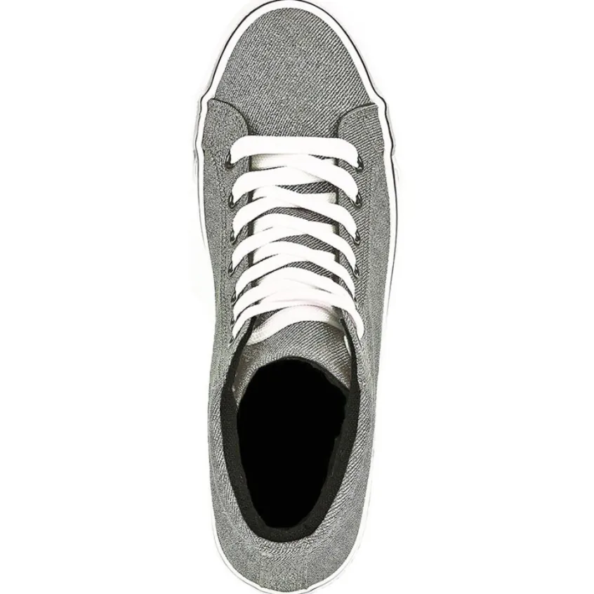 Baskets, Sneakers|STREET LIFE Baskets Montantes Femme Argente