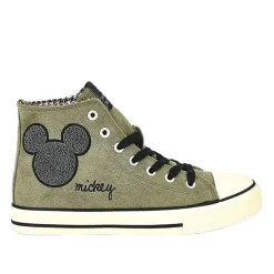 Baskets, Sneakers|MICKEY Baskets Montantes Femme Kaki