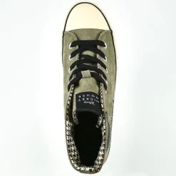 Baskets, Sneakers|MICKEY Baskets Montantes Femme Kaki