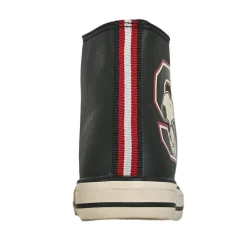 Baskets, Sneakers|SNOOPY Baskets Montantes Femme Noir Lacets Fantaisie