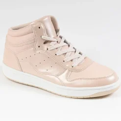 Baskets, Sneakers|STREET LIFE Baskets Montantes Femme Rose