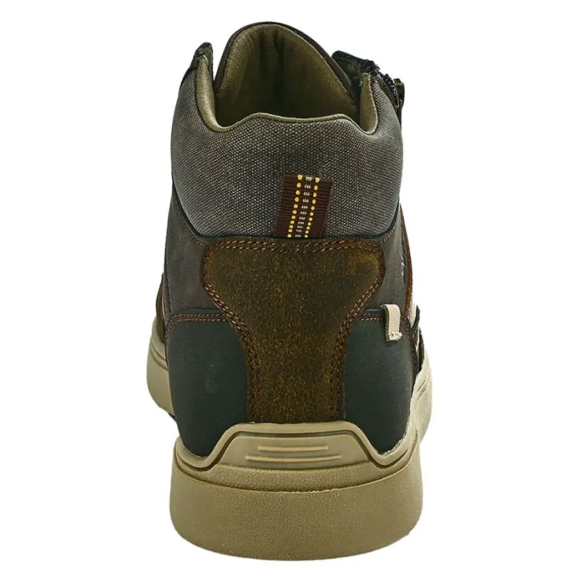 Baskets, Sneakers|STREET LIFE Baskets Montantes Homme Marron