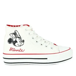Baskets, Sneakers|MINNIE Baskets Montantes Femme Blanc