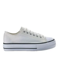 Baskets, Sneakers|STREET LIFE Baskets Plateforme Femme Blanche