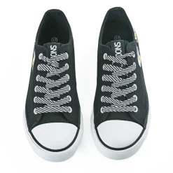 Baskets, Sneakers|SNOOPY Baskets Femme Noir