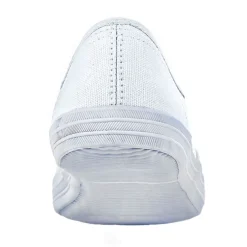Baskets, Sneakers|STREET LIFE Baskets Tennis En Toile Blanche Avec Fermeture Eclair / Zip