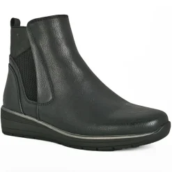 Chaussures Confort|SCALINA Boots Confort Femme Noir Antiderapantes
