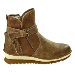 Chaussures Confort|SCALINA Bottes Compensees Femme Beige