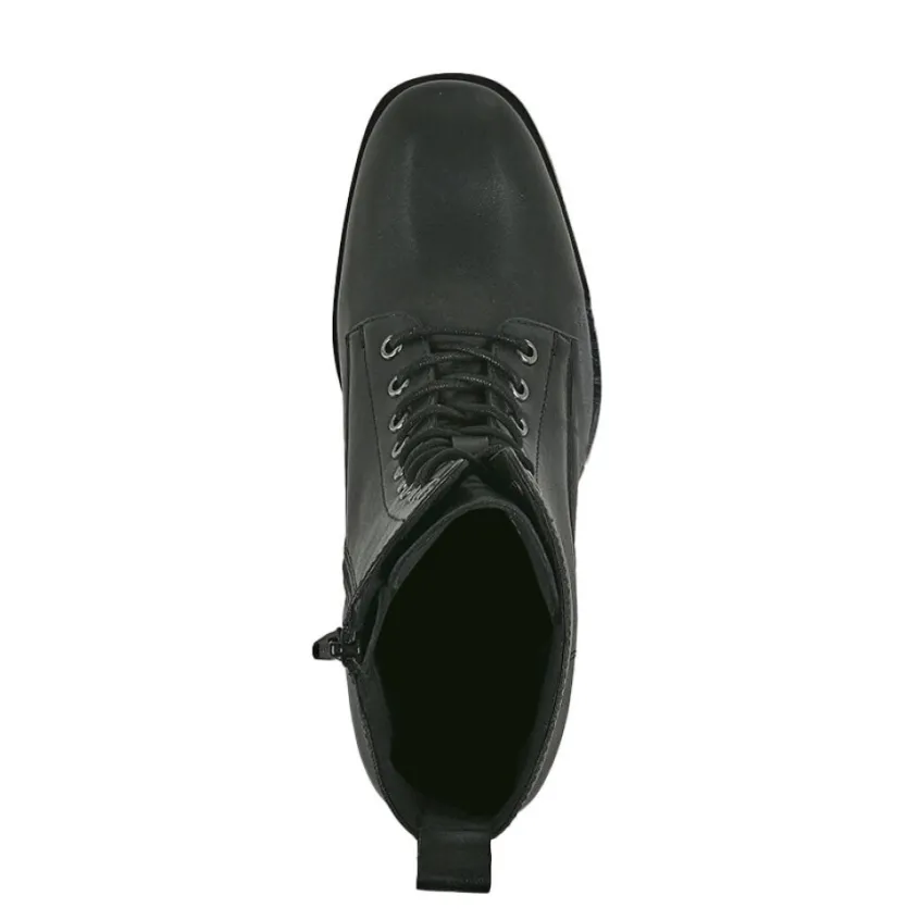 Boots, Bottines|TIPO ALTO Bottines A Lacets Femme Cuir Noir