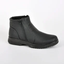 Boots, Bottines|OUTSHOES Bottines Avec Zip Pratique Sur Le Cote Noir