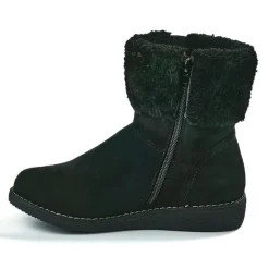 Chaussures Confort|SCALINA Bottines Compensees Femme Noir