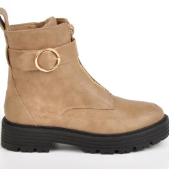 Boots, Bottines|VICE VERSA Bottines Femme Plates Beige