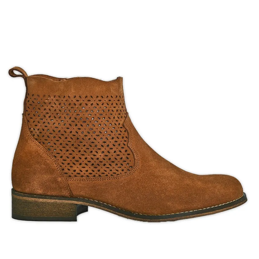 Boots, Bottines|TIPO ALTO Bottines Femme Camel