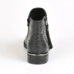 Boots, Bottines|VICE VERSA Bottines Plates Femme Avec Zip Noir