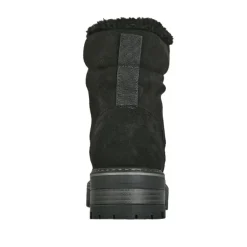 Boots, Bottines|OUTSHOES Bottines Plates Femme Noir Fourrees