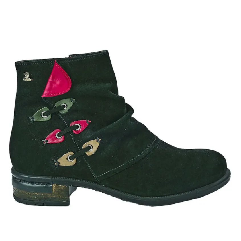 Chaussures Confort|VENUS Bottines Plates Femme Noir