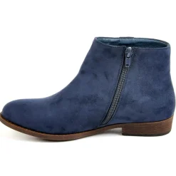 Boots, Bottines|VICE VERSA Bottines Plates Femme Bleu Marine