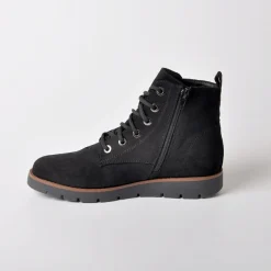 Chaussures Confort|SCALINA Bottines Plates Noir