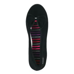 Chaussons|ISOTONER Chaussons Femme Avec Noeuds Noir
