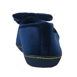 Chaussons|ISOTONER Chaussons Femme Avec Noeuds Bleu Marine