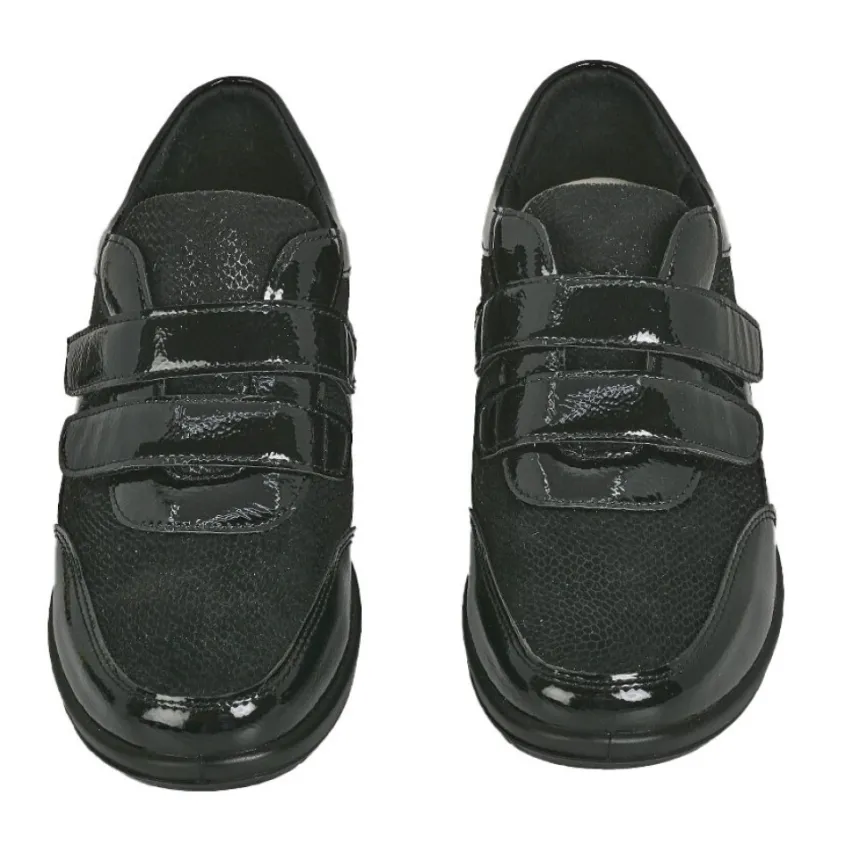 Chaussures Confort|SCALINA Chaussures Confort Femme Noir A Scratch