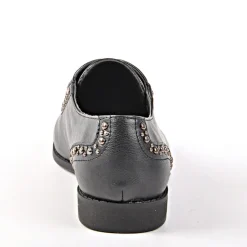 Derbies|ANA LUNA Derbies Femme Avec Petits Clous Noir
