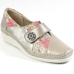 Chaussures Confort|LADY CONFORT Derbies Femme Beige