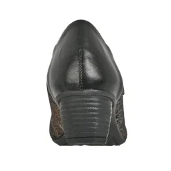 Chaussures Confort|LADY CONFORT Escarpins Confort Femme Noir Et Bronze