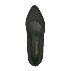 Escarpins|MASCARA Escarpins Pointus Femme Suedine Noir