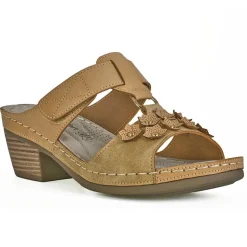 Chaussures Confort|LADY CONFORT Mules A Talons Beige
